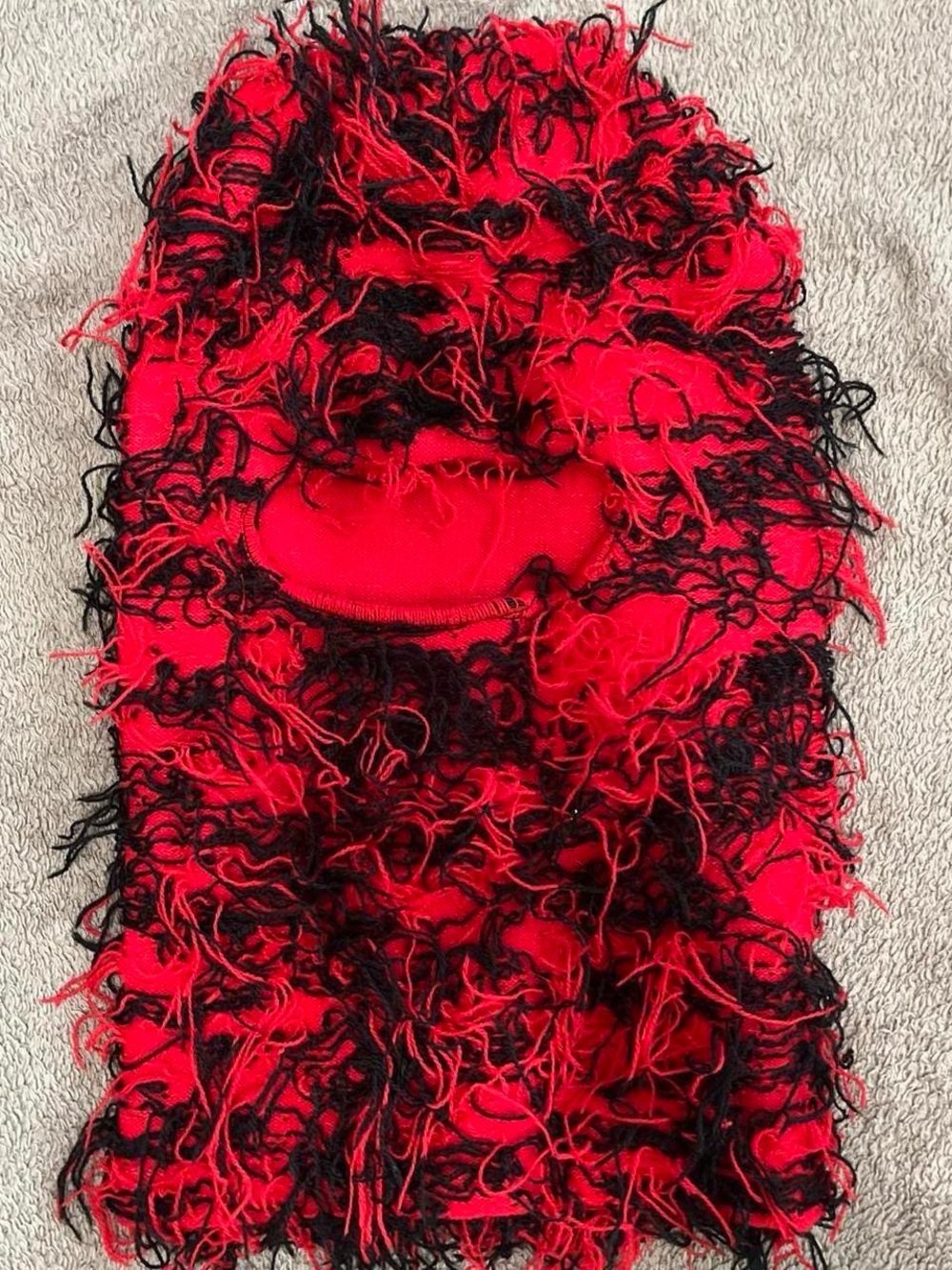 Red/Black Unisex Streetwear Mask